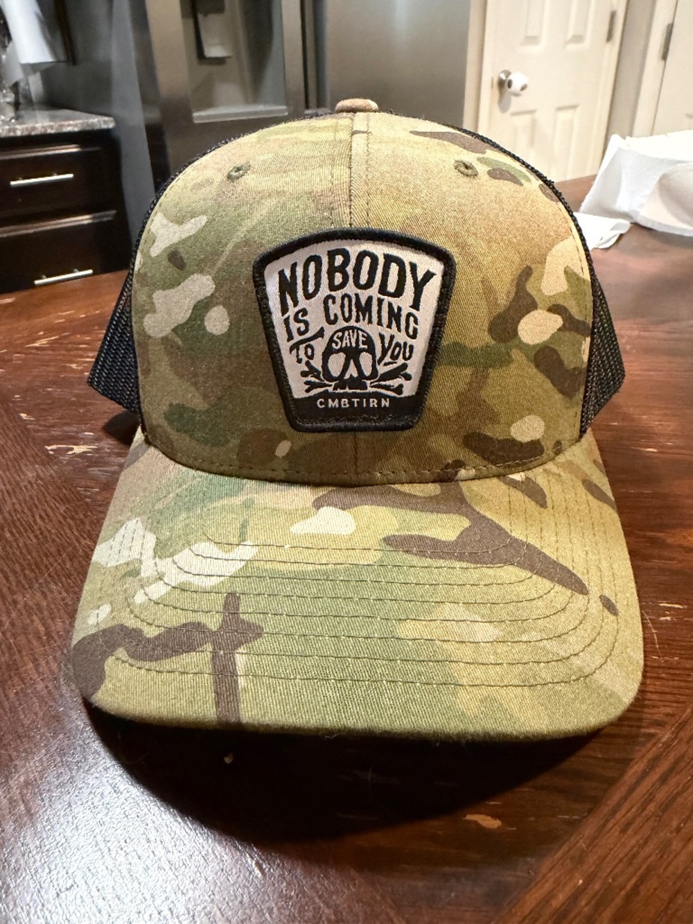 Combat Iron Camo Hat